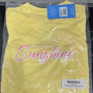 Girls 4t new nwt casual tshirt tee top graphic my only sunshine sun
